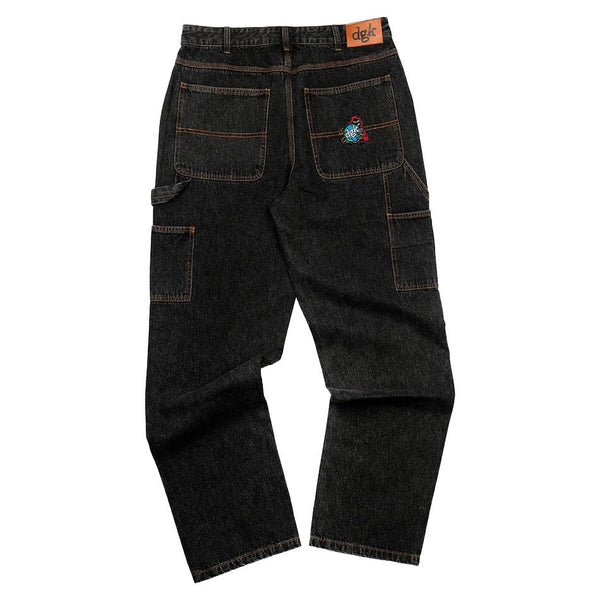 DGK Plaza Utility Pants Washed Black - 32