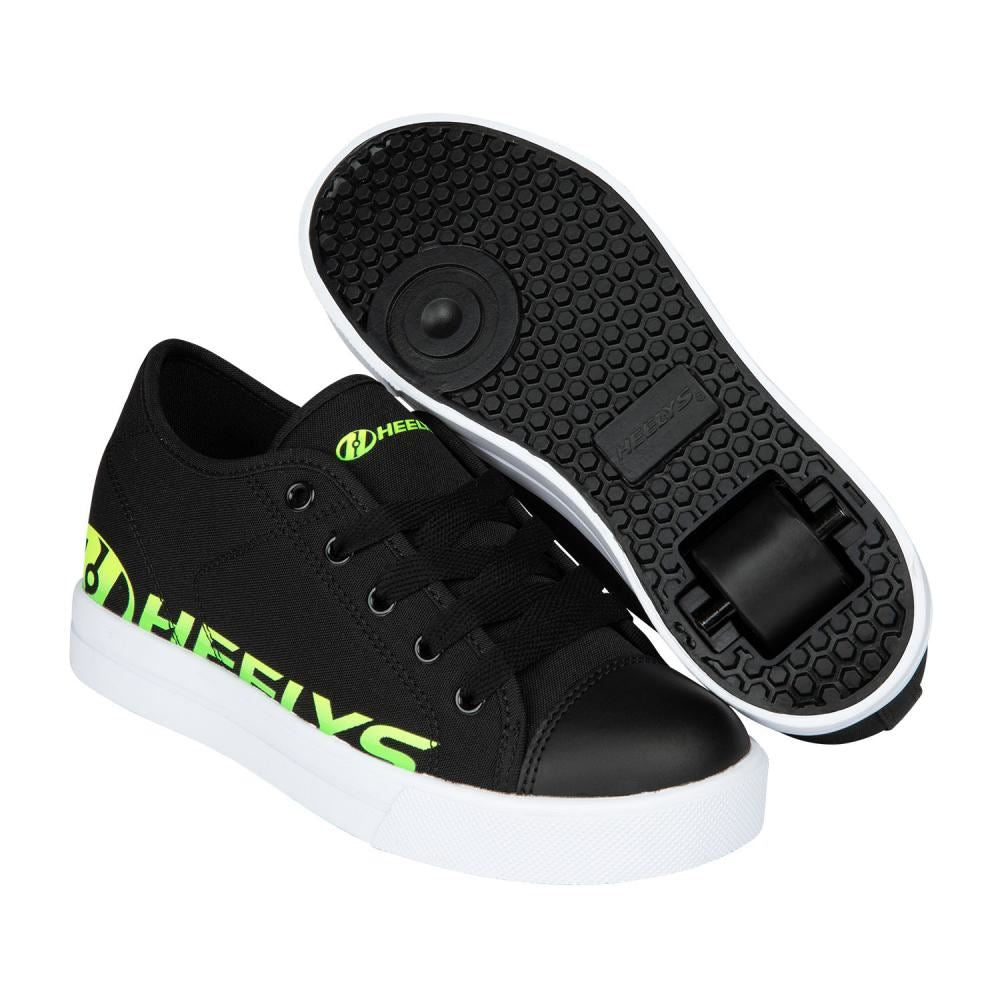 Heelys Classic  - Black / Green - Skatewarehouse.co.uk