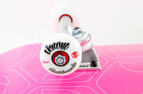 Venom Core Complete Skateboard - Outline Fade Pink - 7.75