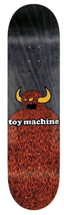 Toy Machine Furry Monster Skateboard Deck - 8.25" - Skatewarehouse.co.uk