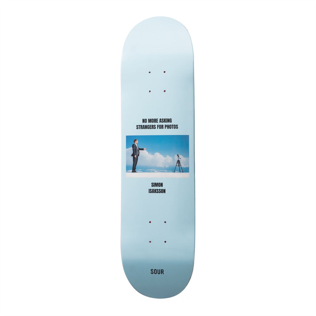 Sour Solution Simon Isaksson 'Selfie' Skateboard Deck - 8.25" - Skatewarehouse.co.uk