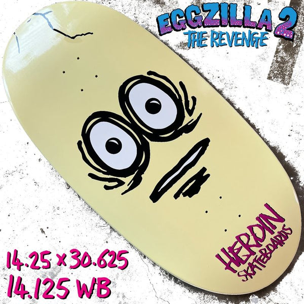Heroin Eggzilla 3 Skateboard Deck - 14