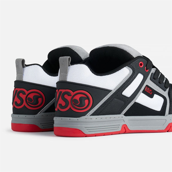 DVS Comanche Skate Shoes Black White Charcoal