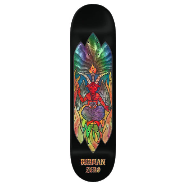Zero Skateboard Stained Glass Dane Burman Skateboard Deck - 8.625