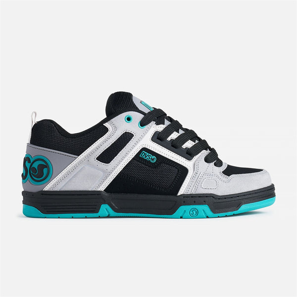 DVS Comanche Skate Shoes Grey Black Teal