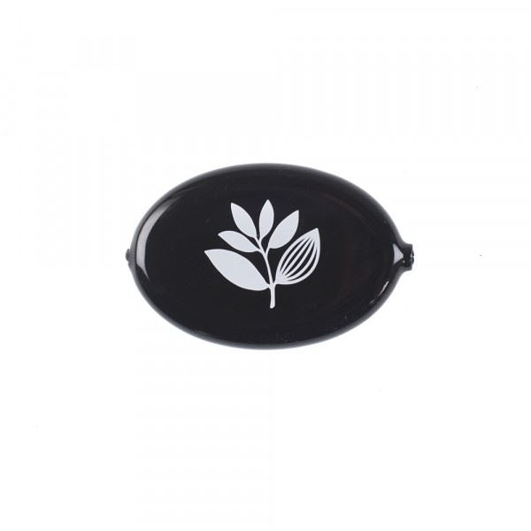 Magenta Plant Plastic Coin Holder Wallet