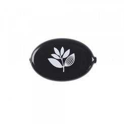 Magenta Plant Plastic Coin Holder Wallet