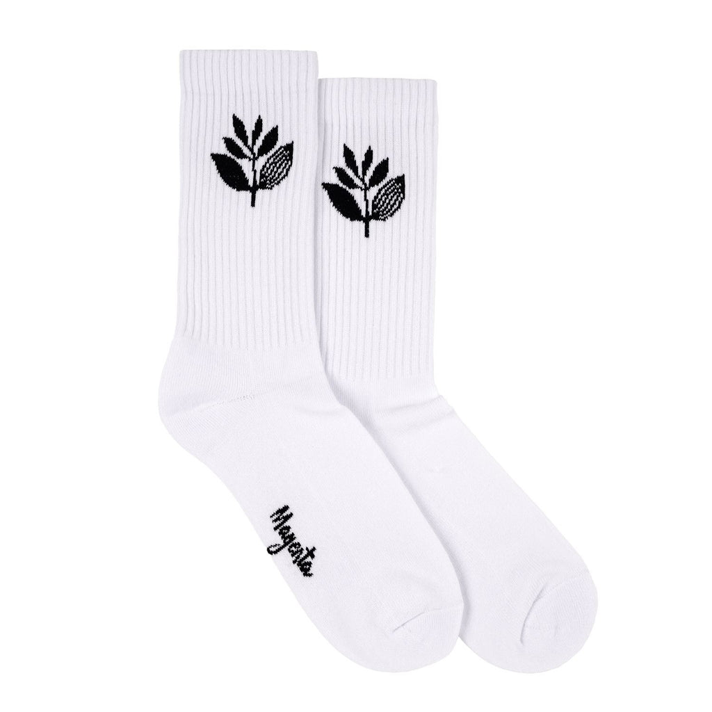 Magenta Plant Socks White - Skatewarehouse.co.uk