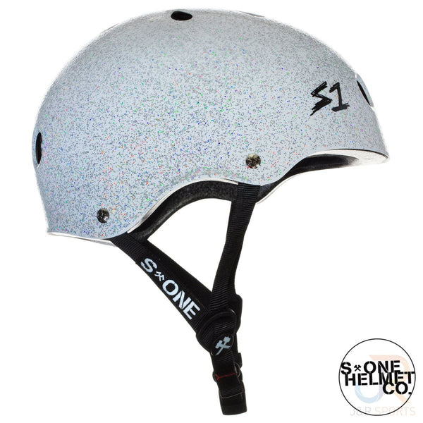 S1 Lifer Helmets - White Glitter