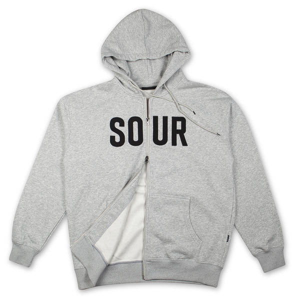 Sour Solution Army Zip Hood Grey Melange
