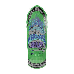 Heritage Shut 86 Shark EX7 Green Skateboard Deck - 10.375"