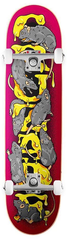 Cruzade Cheese Cruzade x Venom Custom Complete Skateboard - 8.125