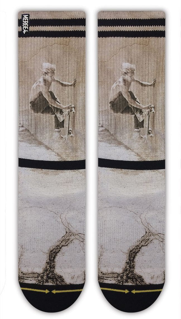 Merge4 Mofo Wall Ride Classic Crew Socks - Skatewarehouse.co.uk