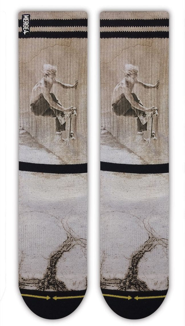 Merge4 Mofo Wall Ride Classic Crew Socks - Skatewarehouse.co.uk