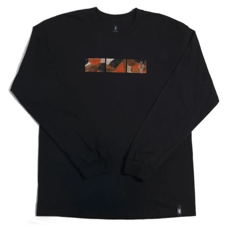 Girl Wonder Long Sleeve Tee Black - Skatewarehouse.co.uk