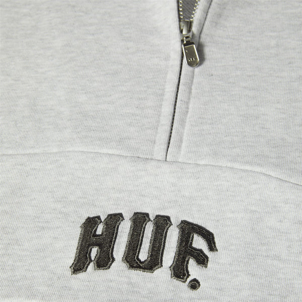 HUF Arch Enzyme 1 / 4 Zip Fleece (Heather Grey) - L