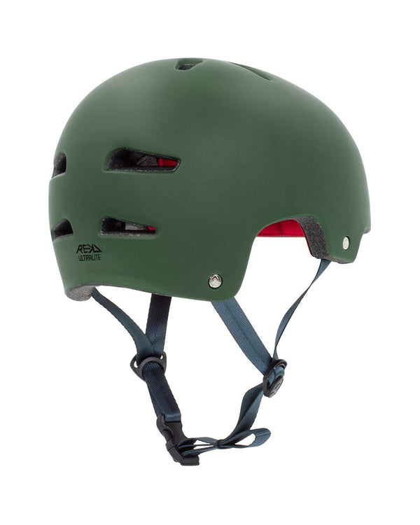 REKD Ultralite In-Mold Skateboard Helmet - Green - Skatewarehouse.co.uk