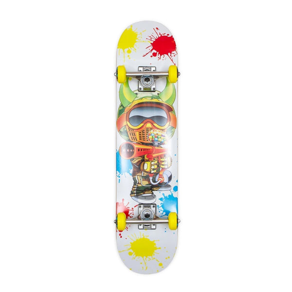Speed Demons Paintballer Multi (White) Skateboard Deck - 8.0