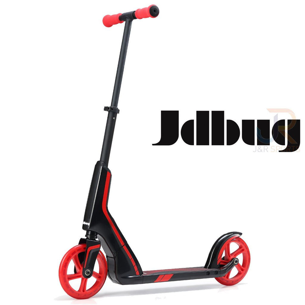 Jd Bug Pro Commute 185 - Black / Red Complete Scooter - Skatewarehouse.co.uk
