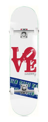 Sub-Zero Love Park White x Venom Custom Complete Skateboard - 8.5"