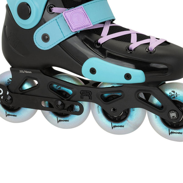 FR Junior V2 Adjustable In-Line Skates - Luminous Black Pearl