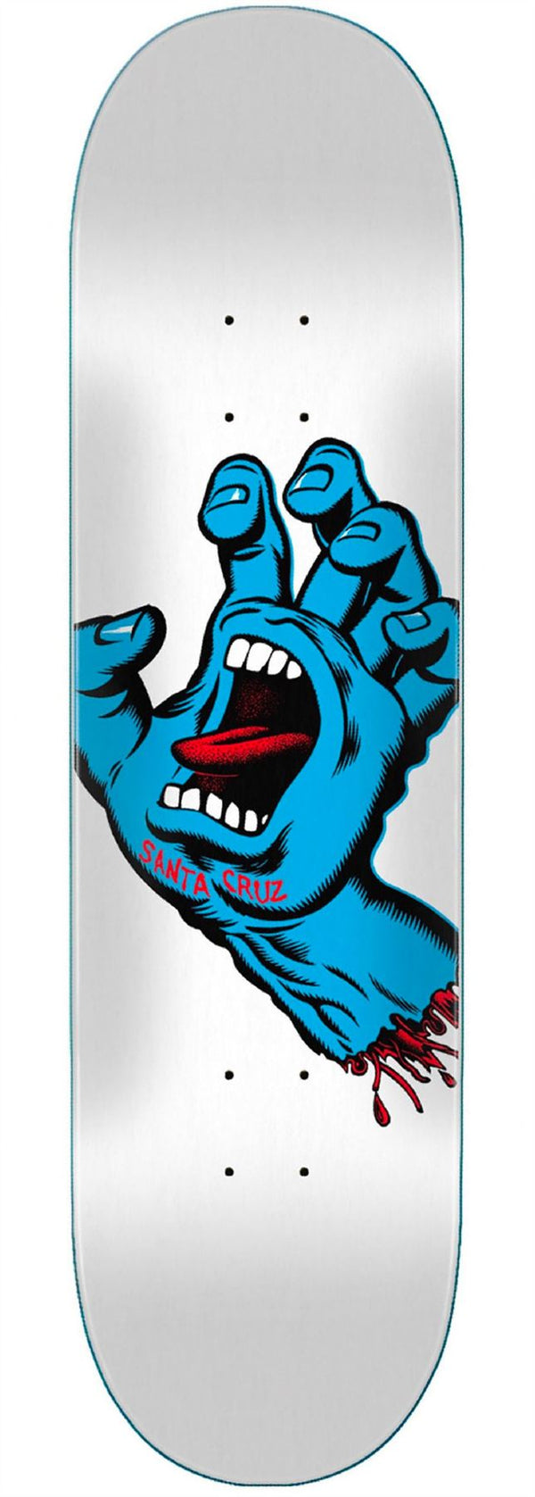 Santa Cruz Screaming Hand White x Venom Skateboards Custom Complete Skateboard - 8.25 - Skatewarehouse.co.uk