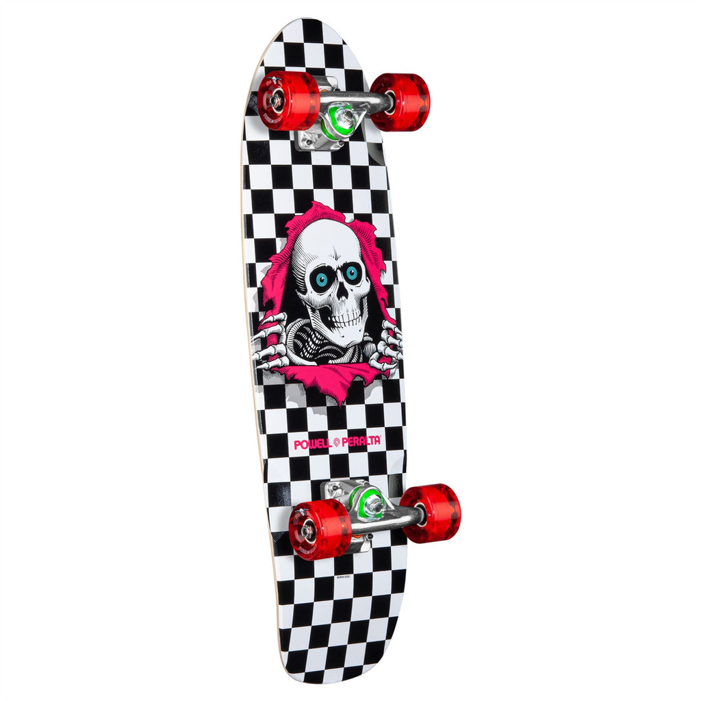 Powell 'Checker Ripper' Sidewalk Surfer • Shape • x Complete Skateboard - 7.75" - Skatewarehouse.co.uk