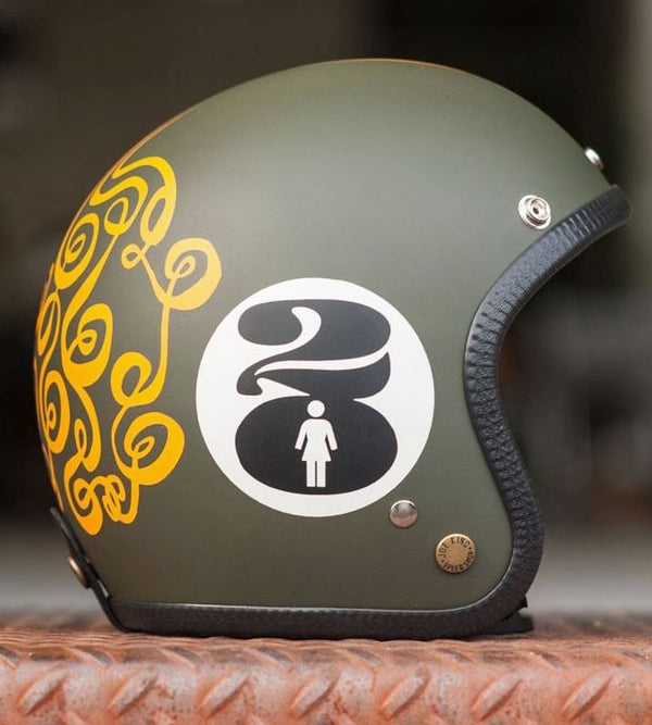 Girl Joe King Speed Shop Helmet Medium - Skatewarehouse.co.uk