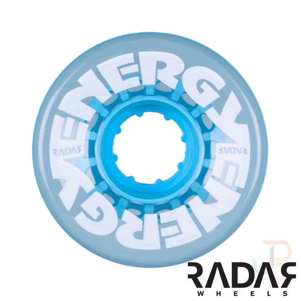 Radar (4) - Energy 57 - Clear Blue - / 78a Skateboard Wheels - 57mm