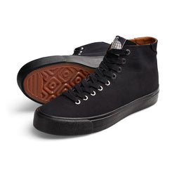 VM001 HI Canvas (3 x Black / Black) Shoes - UK 7