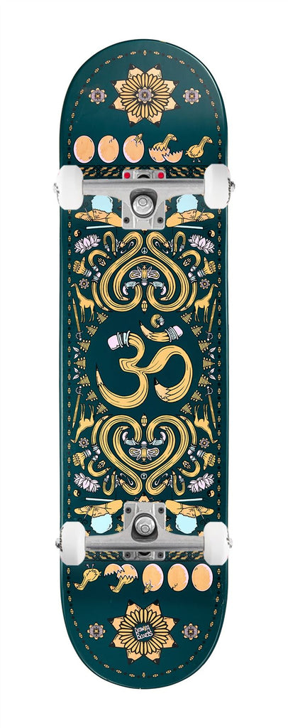 Drawing Boards Positive Patterns Series - OM x Venom Custom Complete Skateboard - 8.1"