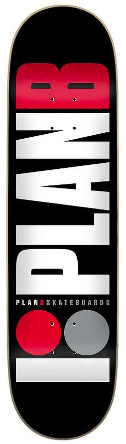Plan B Team Red Skateboard Deck - 7.75