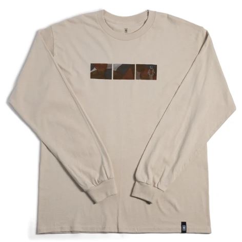 Girl Wonder Long Sleeve Tee Sand - Skatewarehouse.co.uk