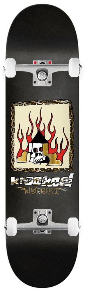 Krooked Worrest Chain Frame x Venom Custom Complete Skateboard - 8.3