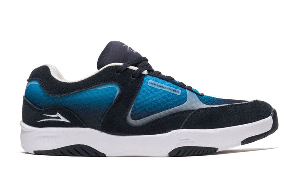 Lakai Fade Navy Fade Suede Skate Shoes - Skatewarehouse.co.uk