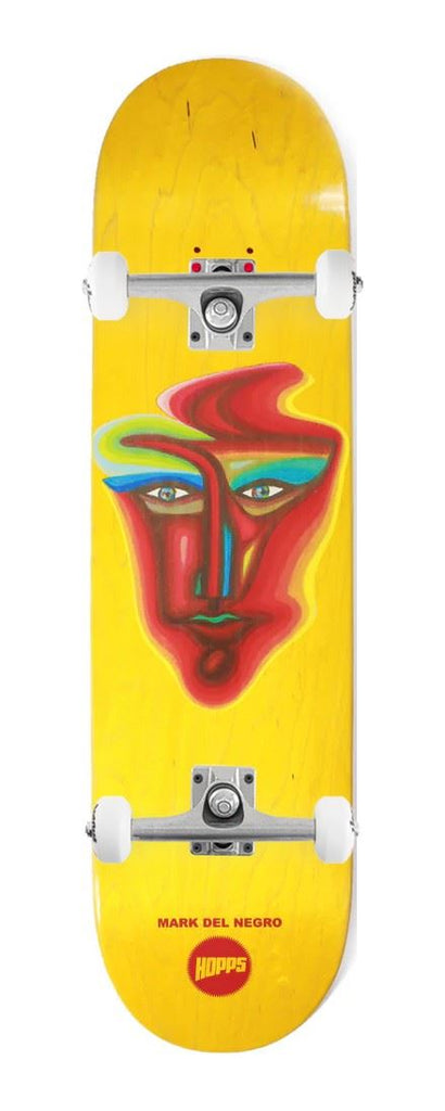 HOPPS Del Negro Jen Traub Artist x Venom Custom Complete Skateboard - 8.25"