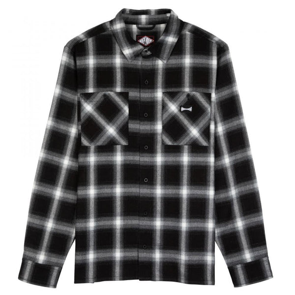 Independent Longsleeve Shirt Legacy - Black / Grey - Skatewarehouse.co.uk