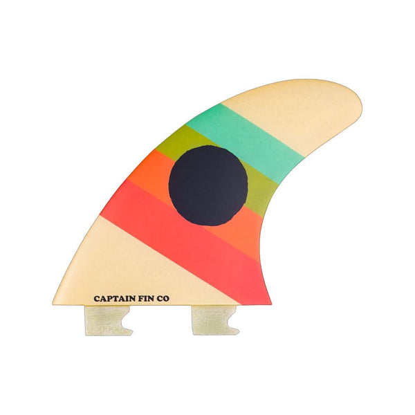 Captain Fin Co - CF Series Tri - XS / SM / MD / LG - Cream (Snap-In / FCS II) - M