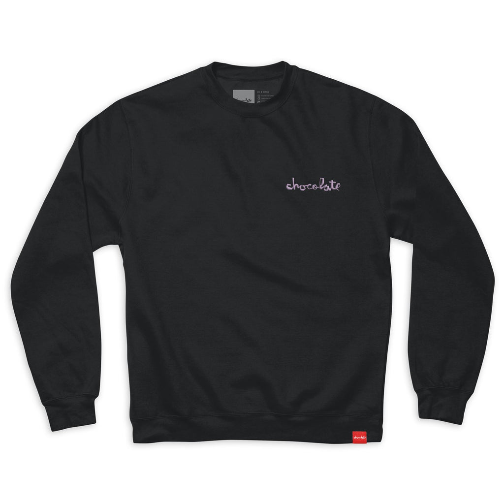 Chocolate Cozy Chunk Crew Black - Skatewarehouse.co.uk