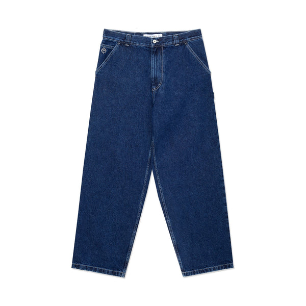 Polar Skate Co Big Boy Work Pants (Dark Blue w / White Stitching)