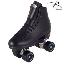 Riedell 111 Boost Black Wider "D" Quad Skates