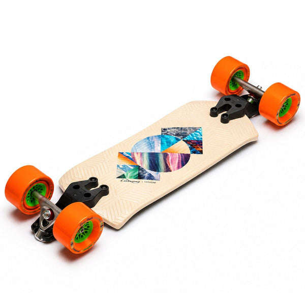 Loaded Boards Fathom Strata - Cruising - Dad Bod Orange Longboard Complete