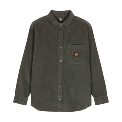 Santa Cruz Womens L/S Shirt Classic Label LS Shirt - Dark Moss - Skatewarehouse.co.uk