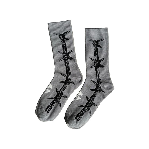 Opera Barbwire Socks Grey One Size