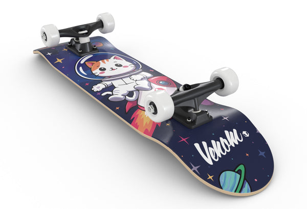 Venom My First Skateboard Complete - Space Cat - 7.25