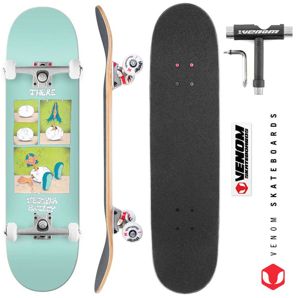 There Jessyka Beginners Custom Complete Skateboard - 8.06
