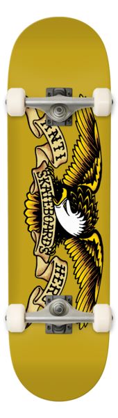 Anti Hero Classic Eagle Mustard Complete Skateboard - 8.5"