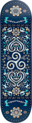 Drawing Boards Positive Patterns Series - Spiral Skateboard Deck - 8.1"