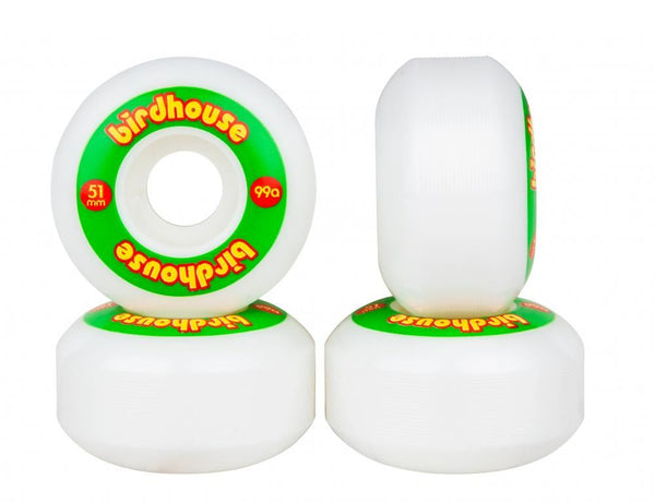 Birdhouse Skateboard Wheels Logo 99a (PK 4) - Multi - Skatewarehouse.co.uk