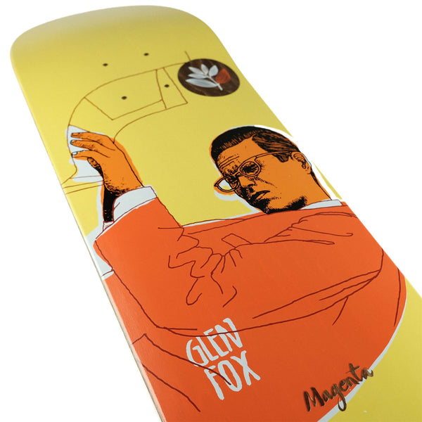 Magenta Glen Fox Free Jazz (Steep) Skateboard Deck - 8.25
